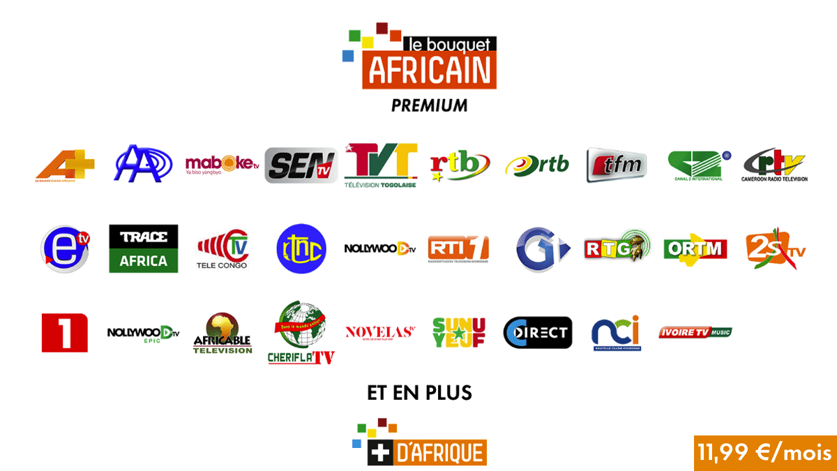 Toutes les chaînes tv Nationales africaine